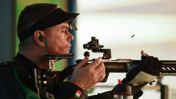 Sean Baldwin is now looking ahead to Wednesday's 50m Prone