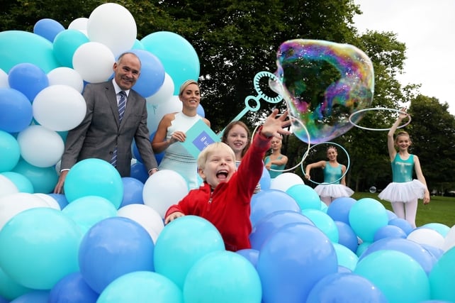 Jim Dowdall & Kathryn Thomas at the Irish Life Health Launch today