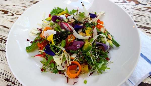 This Super Food Salad is the perfect meal to fight those on-coming colds!