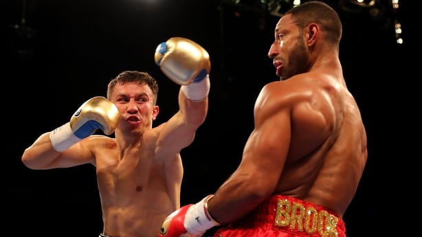 Golovkin beating Brook in September