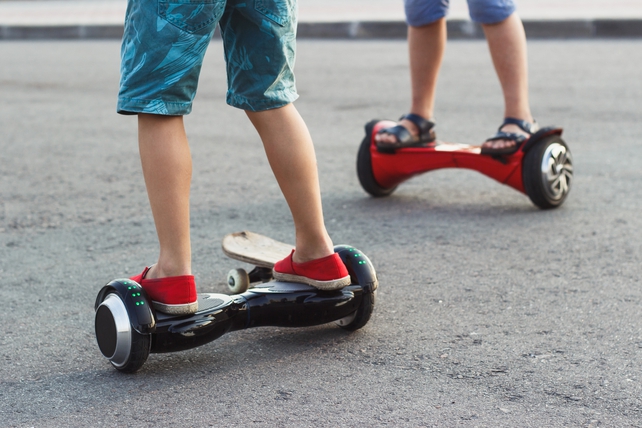 Be aware of the risks of hoverboards