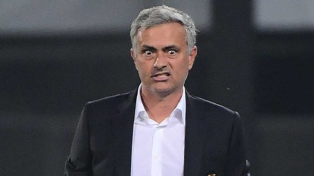 Jose Mourinho on the sideline