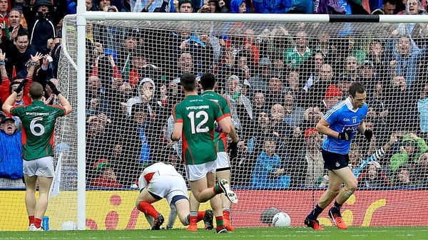 Mayo's Colm Boyle scored an own goal for Dublin