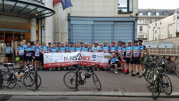 RTÉ Radio One's Shay Byrne has started his 720km journey from Paris to Nice, in aid of the Irish Youth Foundation. He gave the lowdown to RTÉ Lifestyle of the first day.