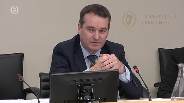 Robert Watt (above) has been accused of 'playing politics' with the Oireachtas by John McGuinness