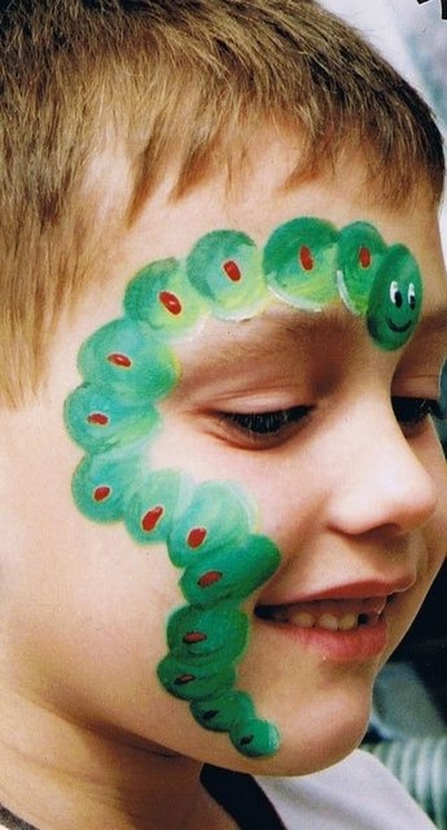 simple princess face paint