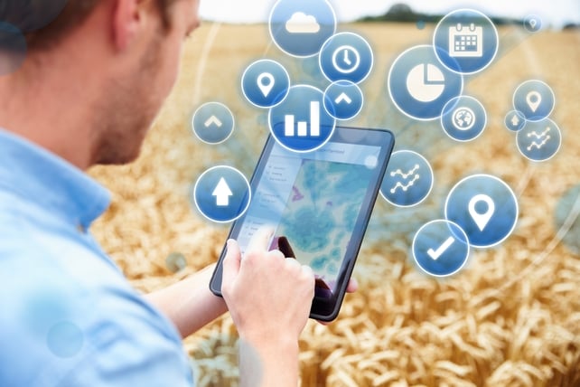 More and more farming is being centred around smart devices.