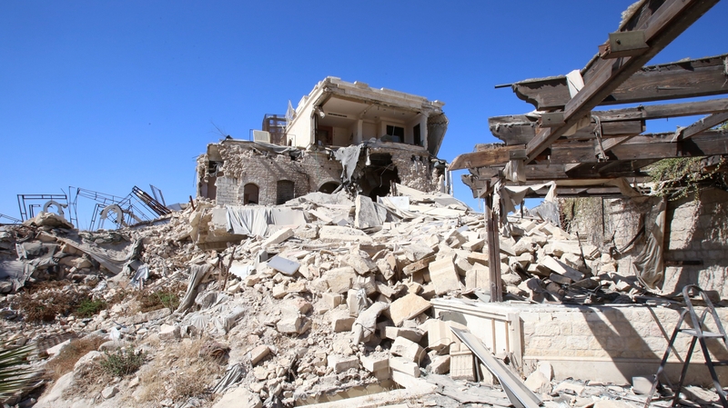 UN envoy Staffan de Mistura said Aleppo might be totally destroyed in a couple of months