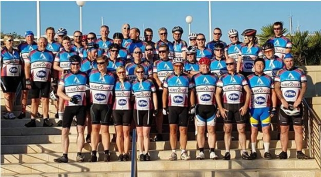 The whole group in Saint Maxime