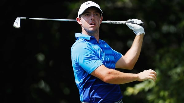 Rory McIlroy fractured a rib earlier this month