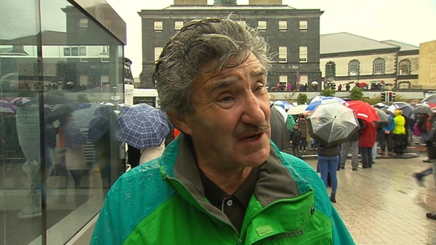 John Halligan Waterford protest