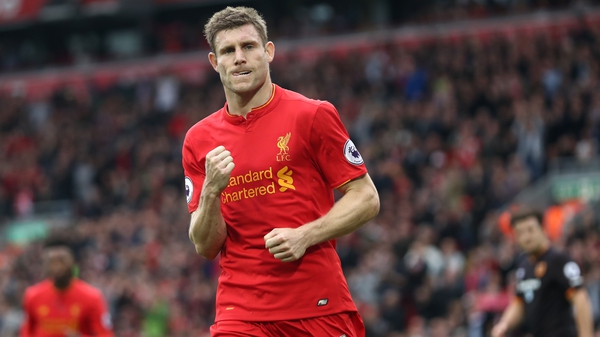 Milner was the man on the spot for Liverpool against Hull, scoring twice