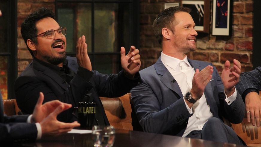 The Late Late Show: Alexander Skarsgard and Michael Pena