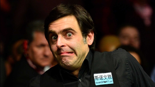 Ronnie O'Sullivan is not impressed with the facilities in Crawley