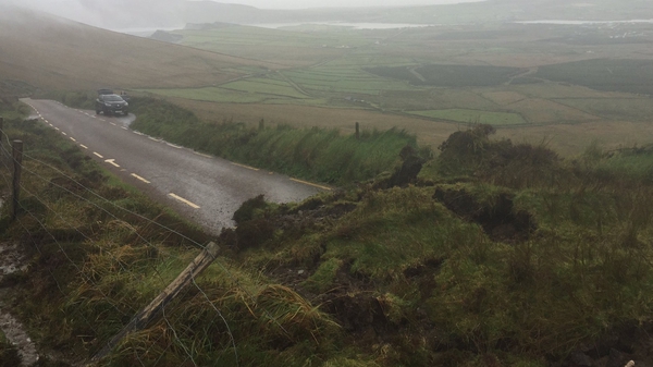 A landslide closed part of the Wild Atlantic Way in south Kerry