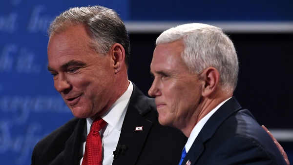 Tim Kaine and Mike Pence both came out swinging