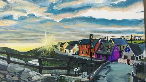Pictured: Doolin by Elaine Gavin. 'Surely the prettiest, most colourful village in Ireland!'