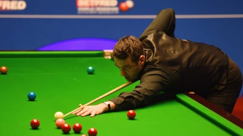 Ronnie O'Sullivan will face either Mark Davis or Liang Wenbo in the quarter-finals.