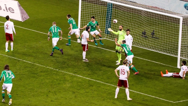 Seamus Coleman moments after his goal