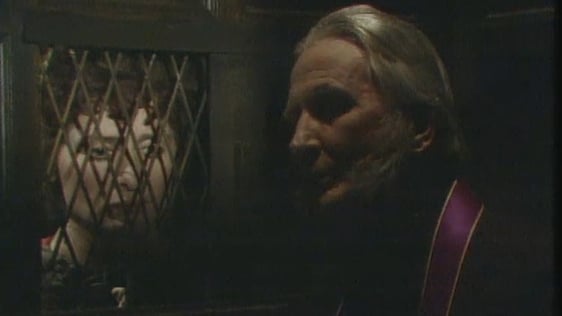 Agnes Mulqueen in the confessional in a scene from The Ante Room.