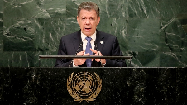 Juan Manuel Santos has promised to revive to peace plan