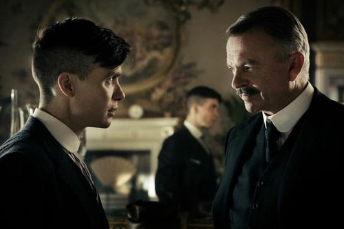 Sam Neill and Cillian Murphy in Peaky Blinders