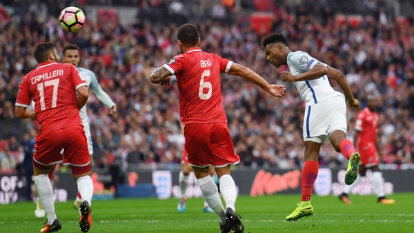 Daniel Sturridge heads England into the lead