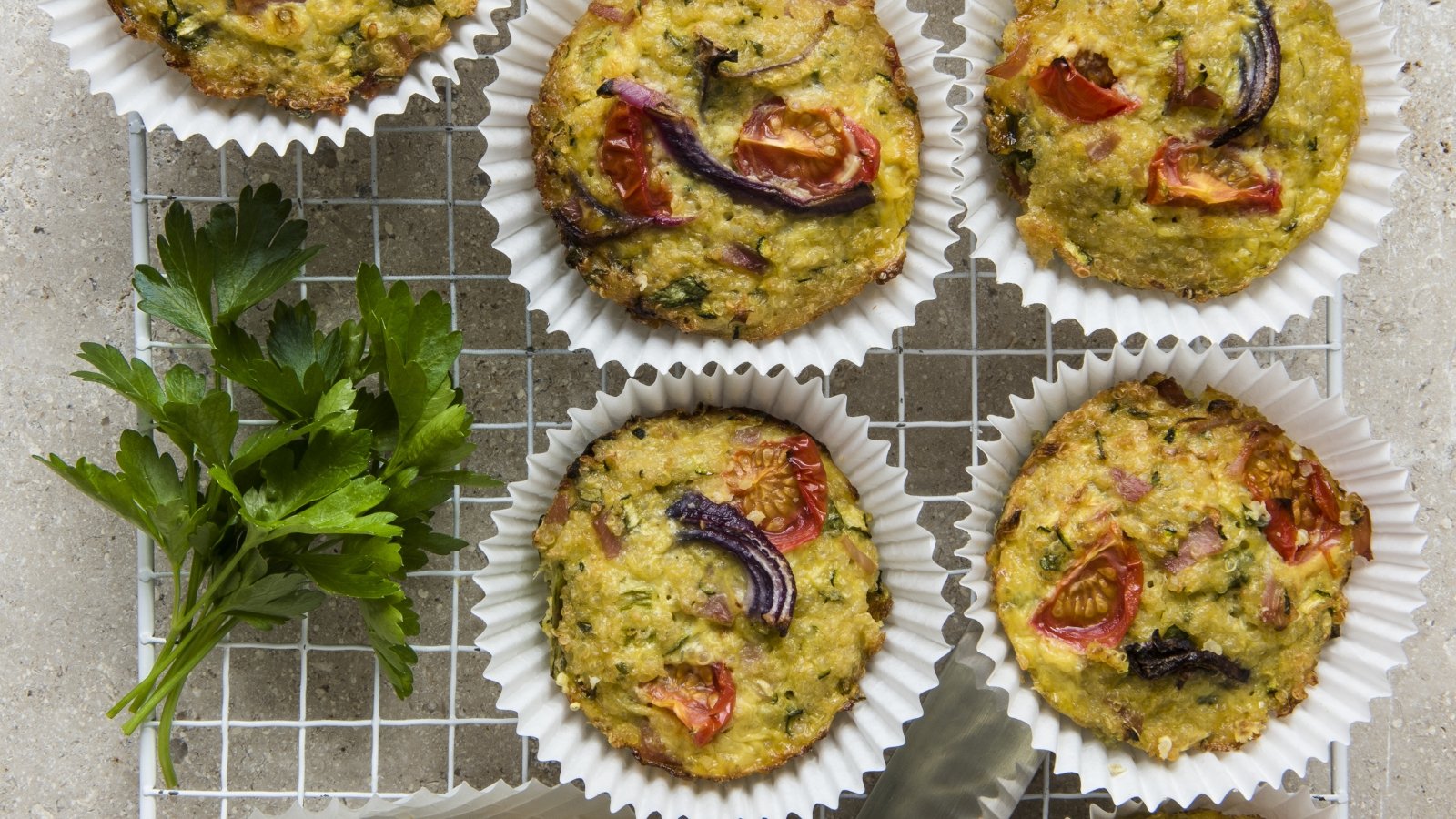 Mini Ham and Cheese Quinoa Cups