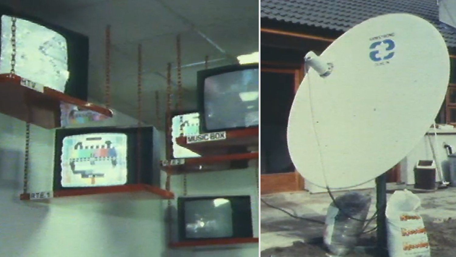 RTÉ Archives Media Satellite TV Comes To Ireland