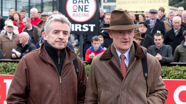 Michael O'Leary and Willie Mullins together before they parted ways