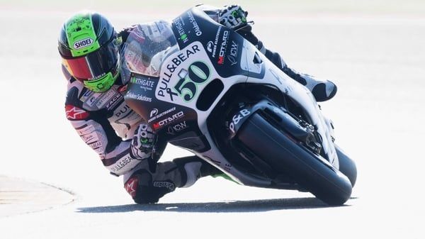 Eugene Laverty is recovering from a bad tumble