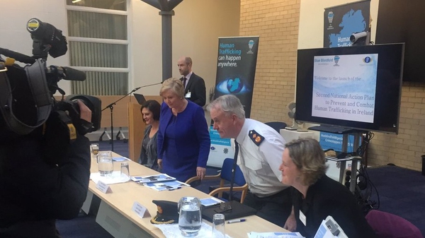 Frances Fitzgerald was speaking at the launch of the Anti-Human Trafficking Plan