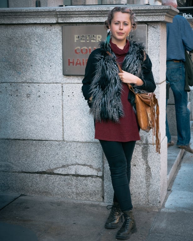 Street Style Ireland: Knitwear, Faux-Fur and Classic Leather