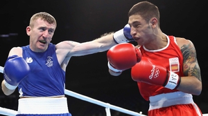 Paddy Barnes (L) is heading for Madison Square Garden