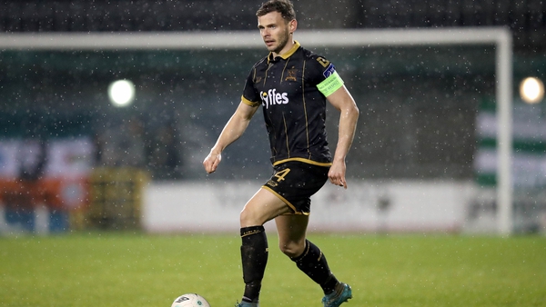Andy Boyle in action for Dundalk earlier this season