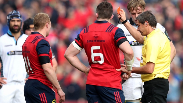 Keith Earls has been hit with a two week suspension