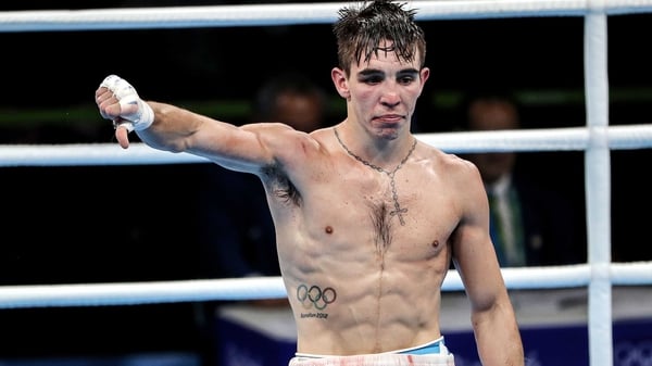 Michael Conlan shows his disappointment after defeat in Rio