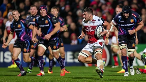 Ulster's Sean Reidy scored the only try of the game in Belfast