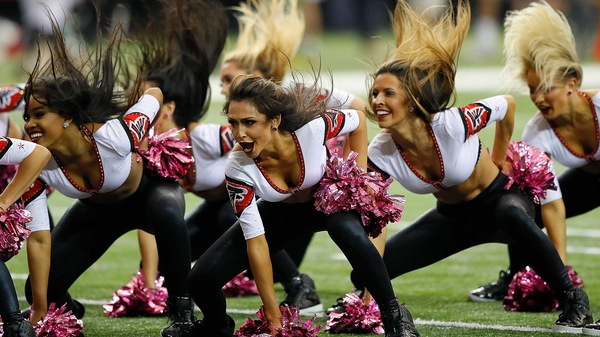 The Atlanta Falcons cheerleaders saw their side lose to the San Diego Chargers