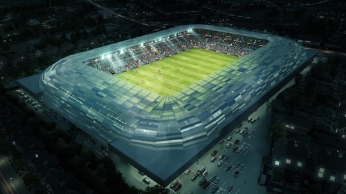 The new plans for Casement Park see a reimagined 'bowl' design