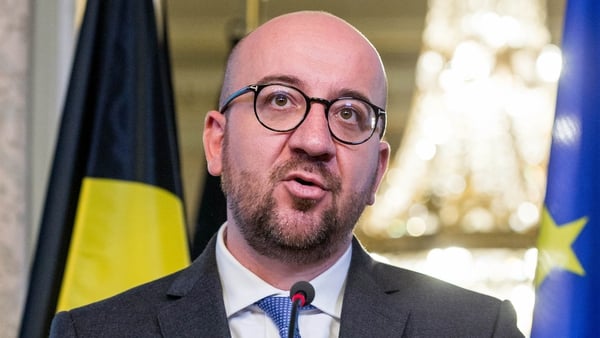Belgium Prime Minister Charles Michel was speaking after the resumption of negoations