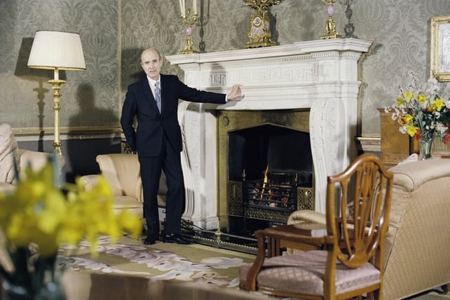 President Cearbhall Ó Dálaigh in Áras an Uachtaráin (1976)