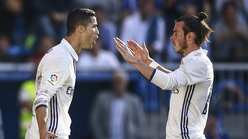 Hat-trick man Ronaldo and Gareth Bale
