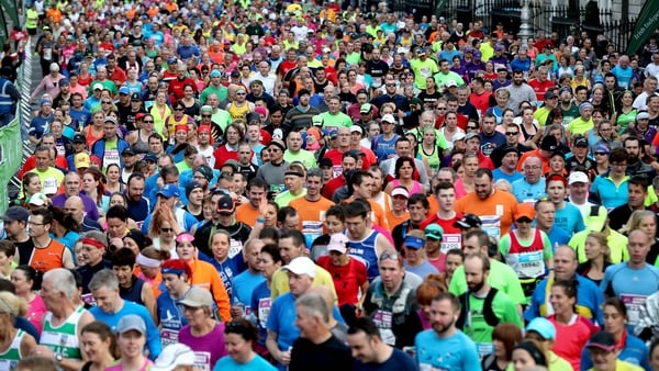The Dublin marathon takes place on Sunday