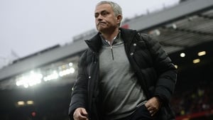 Jose Mourinho was sent to the stands against Burnley