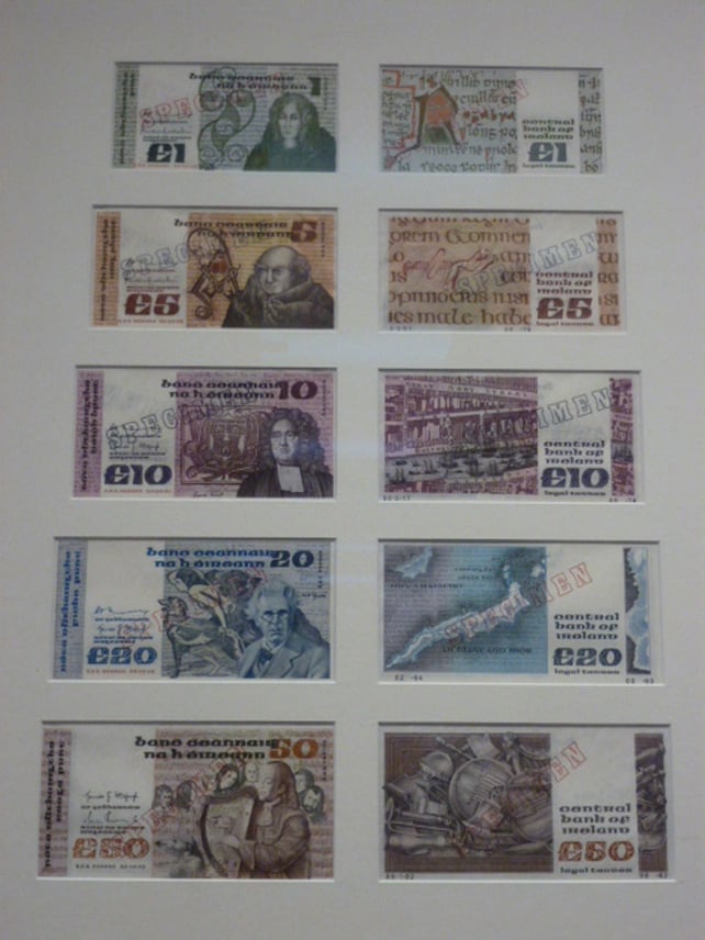 Irish Bank Note Specimens