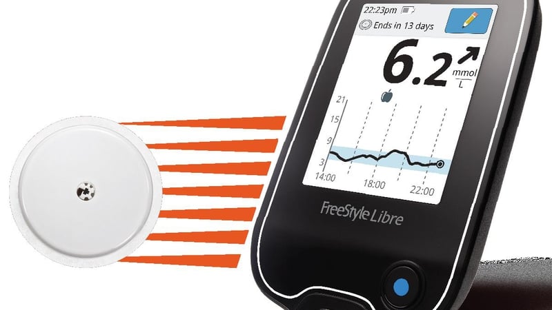 The Freestyle Libre Flash Glucose Monitoring System is made by Abbott