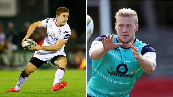 Paddy Jackson (L) and Stuart Olding (R) were among three men interviewed by the PSNI