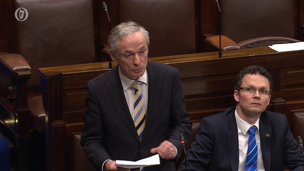 Richard Bruton was addressing Fianna Fáil's Thomas Byrne's question on contingency measures in the event of schools closing