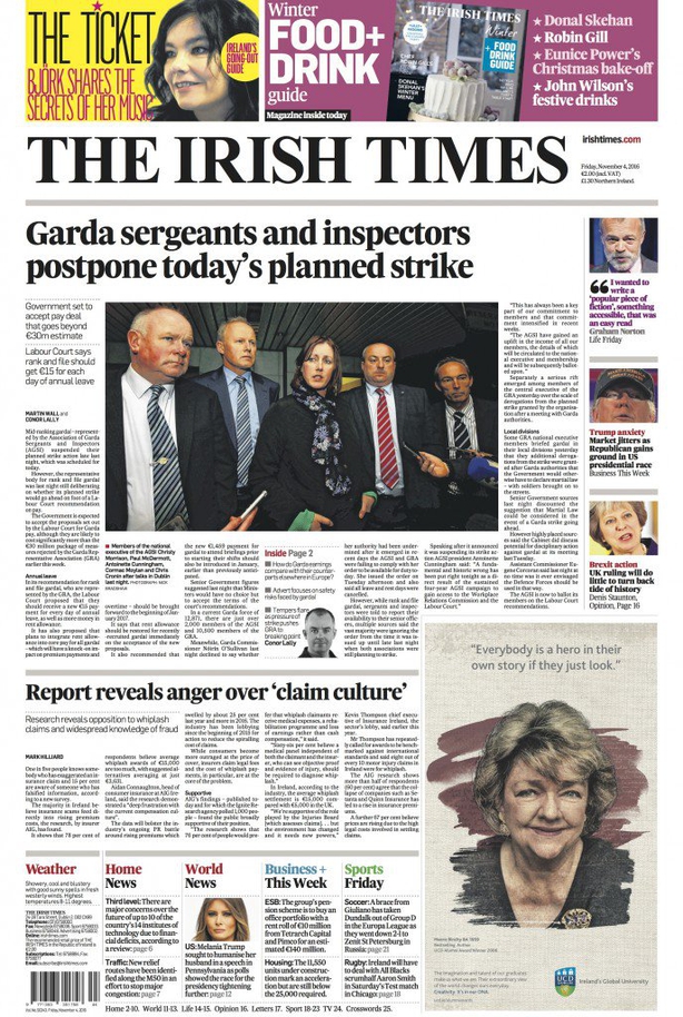 Irish Times Nov 4